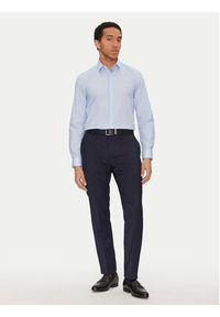Calvin Klein Koszula K10K114312 Niebieski Slim Fit. Kolor: niebieski. Materiał: bawełna #5
