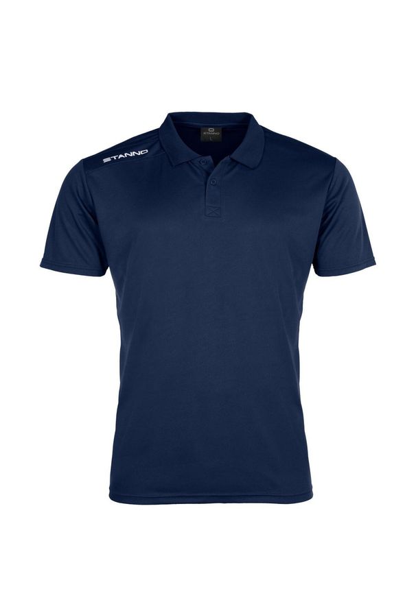 STANNO - Koszulka polo dla dzieci Stanno Field. Typ kołnierza: polo. Kolor: niebieski. Materiał: poliester. Styl: klasyczny