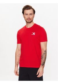 Diadora T-Shirt Ss Core 102.179485 Czerwony Regular Fit. Kolor: czerwony. Materiał: bawełna #1