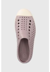 Native tenisówki Jefferson damskie kolor fioletowy. Nosek buta: okrągły. Kolor: fioletowy. Materiał: guma