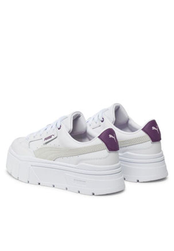 Puma Sneakersy Mayze Stack Wns 384363 17 Biały. Kolor: biały. Materiał: skóra