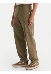 Element Spodnie cargo Relax Cargo ELYNP00203 Khaki Relaxed Fit. Kolor: brązowy. Materiał: bawełna #1