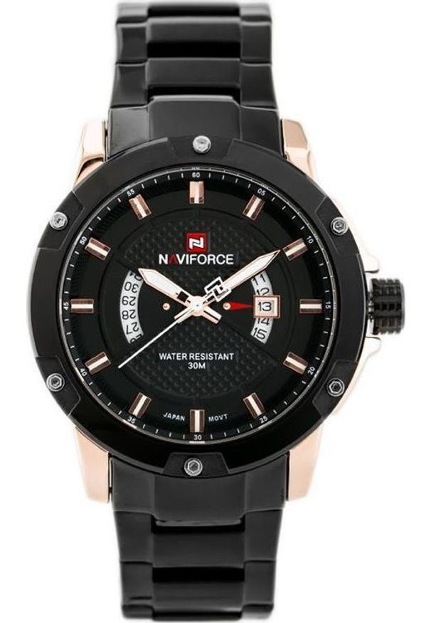 Czarny zegarek Naviforce