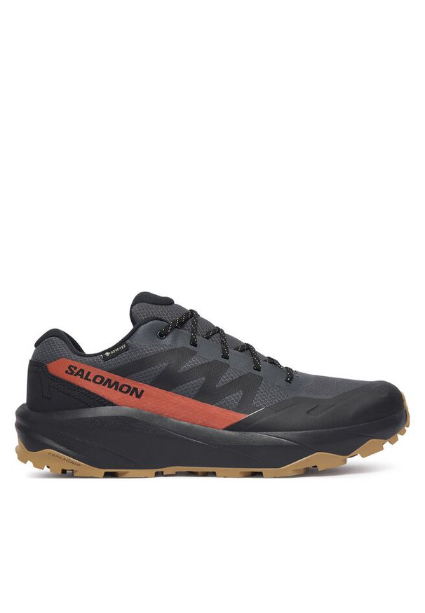 salomon - Trekkingi Salomon. Kolor: szary. Technologia: Gore-Tex. Sport: turystyka piesza