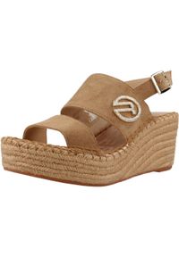 Replay - Sandały REPLAY SUSAN SLING Jasnobrązowy. Kolor: wielokolorowy, beżowy, brązowy. Materiał: tkanina, syntetyk. Sport: turystyka piesza #1