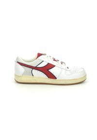 Diadora - Trampki DIADORA MAGIC BASKET LOW ICONA. Kolor: biały, czerwony, wielokolorowy