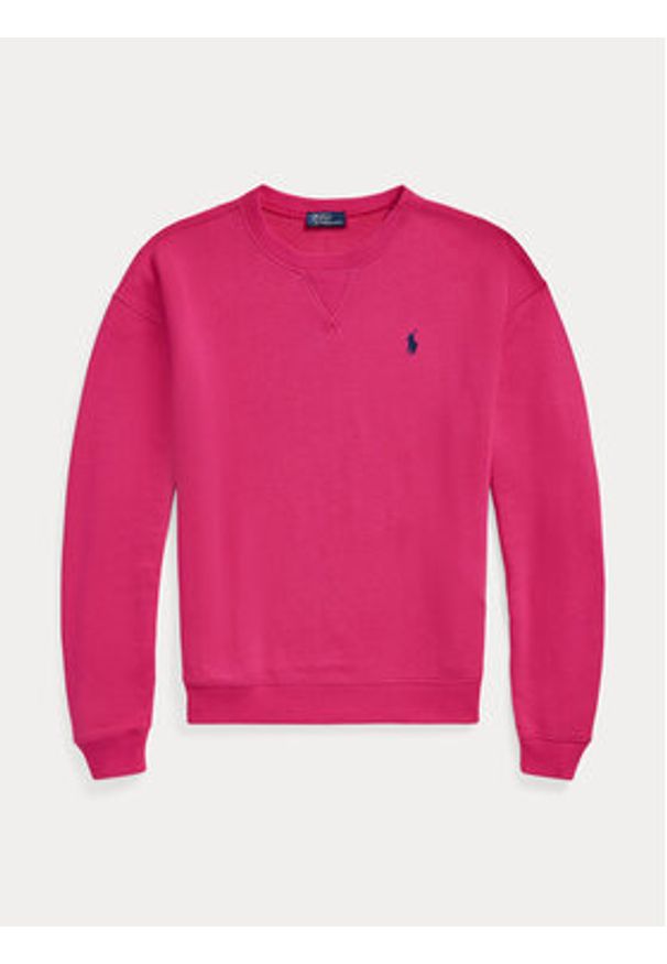Polo Ralph Lauren Bluza 211935582014 Różowy Regular Fit. Typ kołnierza: polo. Kolor: różowy. Materiał: bawełna