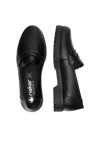 Rieker Mokasyny 45560-02 Czarny. Kolor: czarny. Materiał: skóra #3