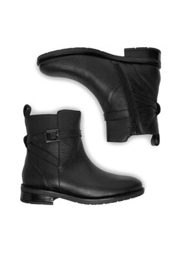 Lasocki Botki CEO-WI23-ALEGRA-02 Czarny. Kolor: czarny. Materiał: skóra