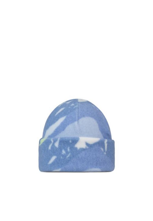 Buff - Czapka dziecięca BUFF POLAR PRINTS BEANIE OAMSI COBALT. Kolor: niebieski. Materiał: polar. Wzór: nadruk. Sezon: zima. Styl: sportowy