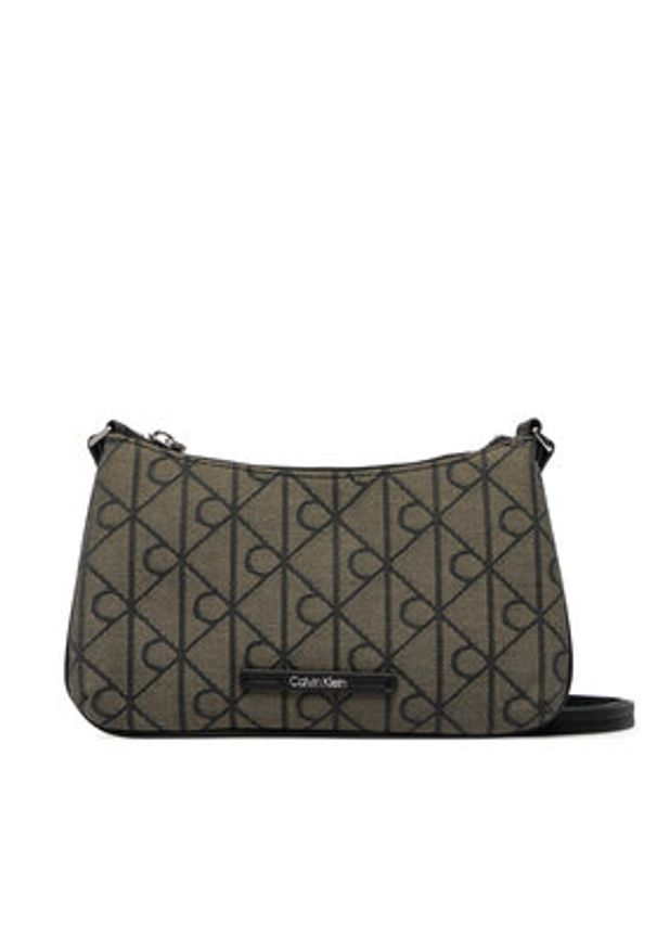 Calvin Klein Torebka Emblem Aop LV04F1164G Czarny. Kolor: czarny