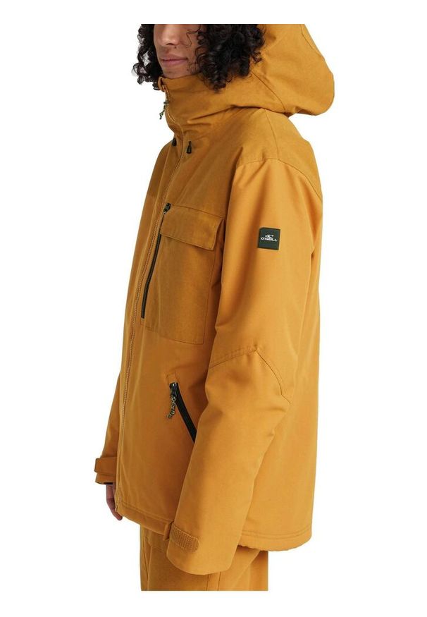 Męska kurtka narciarska O'Neill Utility. Kolor: brązowy. Materiał: materiał. Długość: krótkie. Sezon: zima. Sport: narciarstwo