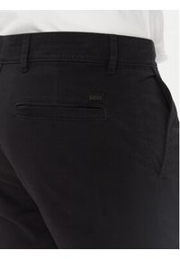 BOSS Chinosy 50534378 Czarny Regular Fit. Kolor: czarny. Materiał: bawełna #4