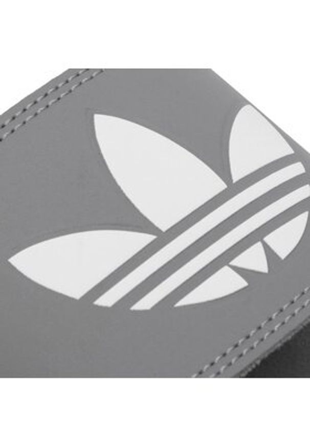 Adidas - adidas Klapki adilette Lite FU7592 Szary. Kolor: szary. Materiał: skóra