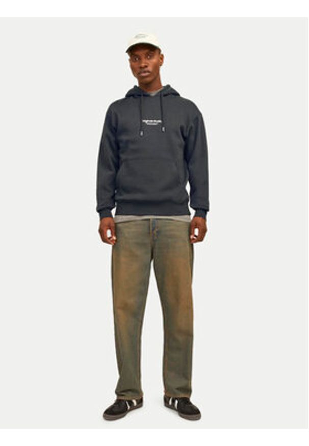 Jack & Jones - Jack&Jones Bluza Vesterbro 12241687 Szary Relaxed Fit. Kolor: szary. Materiał: syntetyk, bawełna
