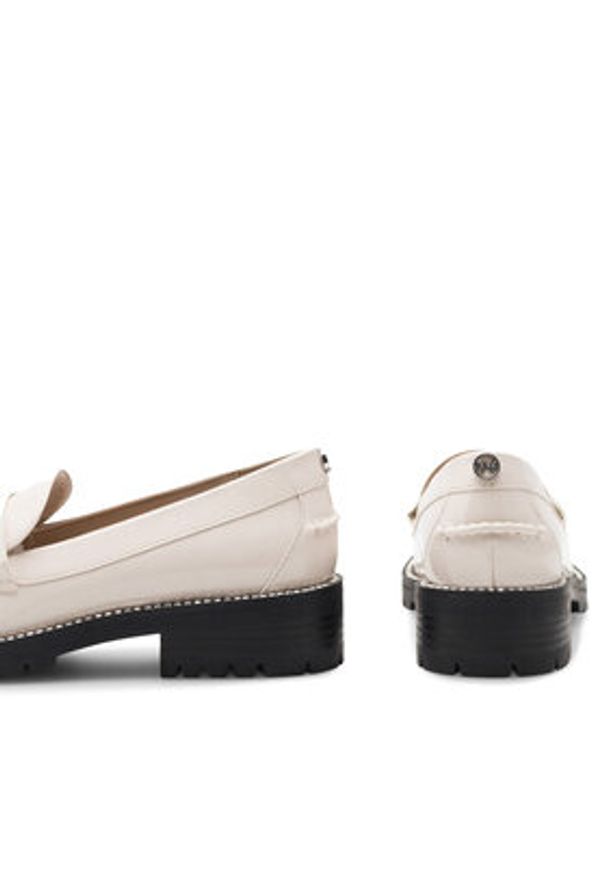 Nine West Mokasyny SHEERIN SJ1497-1 Écru. Kolor: kremowy. Materiał: skóra