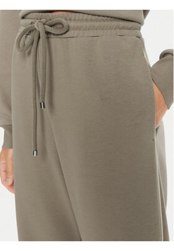 Max Mara Leisure Spodnie dresowe Pirano 2426786088 Beżowy Regular Fit. Kolor: beżowy. Materiał: bawełna