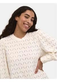Kaffe Bluzka Tine 10509099 Écru Regular Fit. Kolor: kremowy. Materiał: syntetyk #6