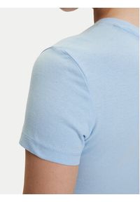 Tommy Jeans T-Shirt DW0DW18398 Niebieski jasny Slim Fit. Kolor: niebieski. Materiał: bawełna #2