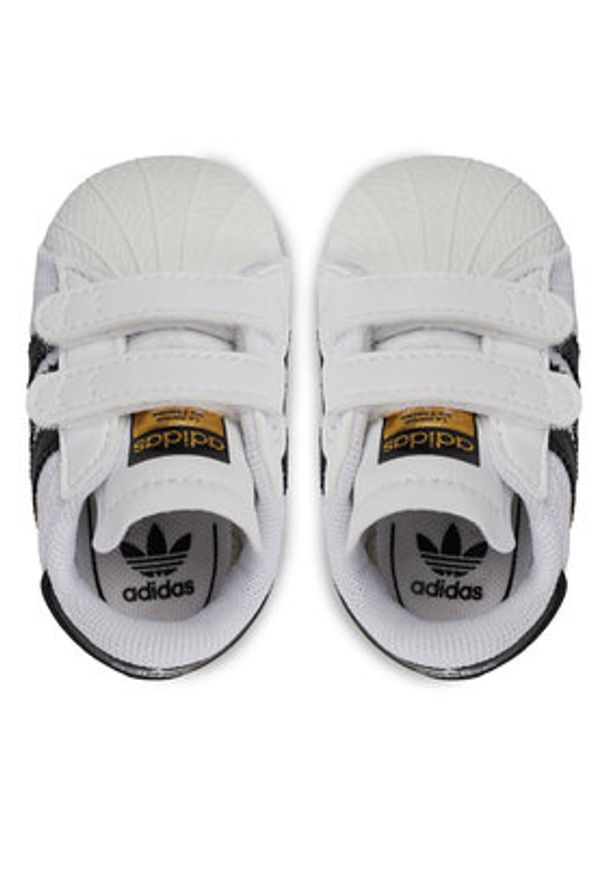 Adidas - adidas Sneakersy Superstar Crib S79916 Biały. Kolor: biały. Materiał: skóra. Model: Adidas Superstar