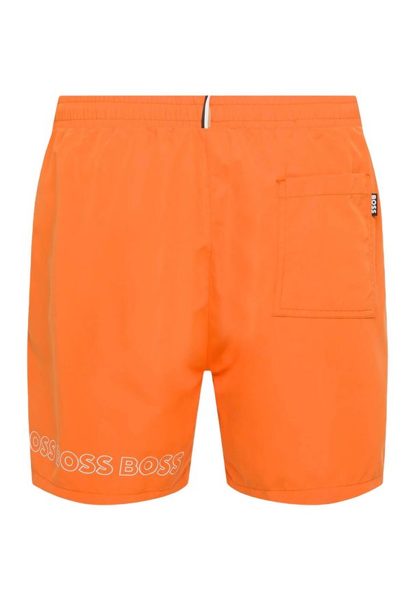 HUGO BOSS - Szorty kąpielowe męskie Hugo Boss Dolphin. Kolor: pomarańczowy