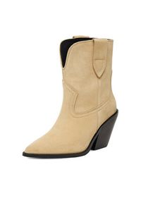 Badura Kowbojki EO-BRAYLE-121881 Beżowy. Kolor: beżowy. Materiał: zamsz, skóra #6