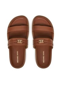 MICHAEL Michael Kors Klapki Mandy Flat Sandal 40S5MAFS2L Brązowy. Kolor: brązowy. Materiał: skóra #6