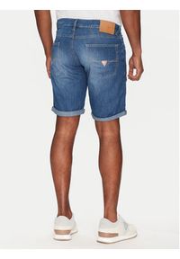 Guess Szorty jeansowe M5GD01 D5MZ2 Niebieski Regular Fit. Kolor: niebieski. Materiał: bawełna