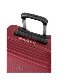 Ochnik - Komplet walizek na kółkach 19''/24''/28''. Kolor: czerwony. Materiał: materiał, poliester, guma, kauczuk #11