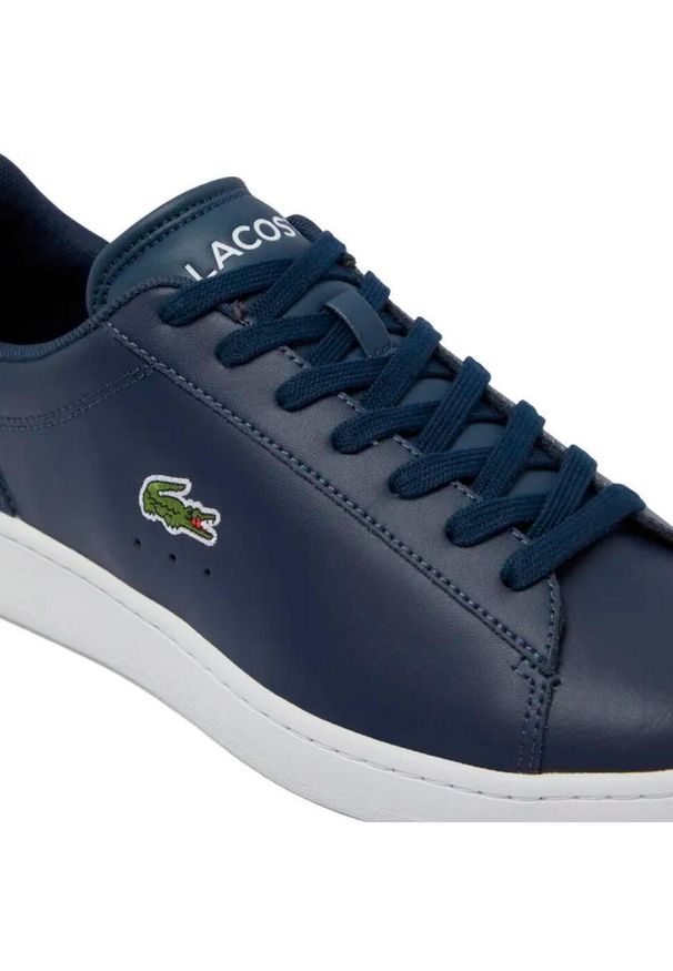 Tenisówki Lacoste Model Carnaby Set Kolor Niebieski. Kolor: niebieski. Materiał: tkanina, skóra. Sport: turystyka piesza