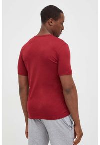 Hugo - HUGO t-shirt bawełniany 3-pack kolor granatowy z nadrukiem. Kolor: niebieski. Materiał: bawełna. Długość rękawa: krótki rękaw. Długość: krótkie. Wzór: nadruk #3