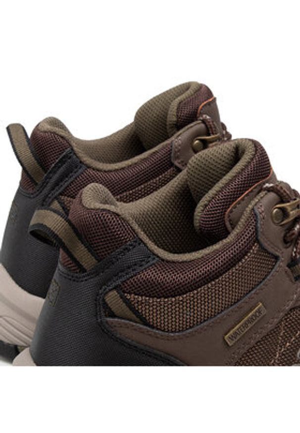 skechers - Skechers Trapery Melano 204477/CHOC Brązowy. Kolor: brązowy. Materiał: materiał