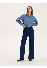 Reserved - Jeansowa koszula - niebieski. Kolor: niebieski. Materiał: jeans #1