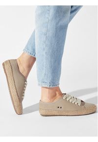 EMU Australia Espadryle Agonis W12883 Beżowy. Kolor: beżowy. Materiał: kauczuk