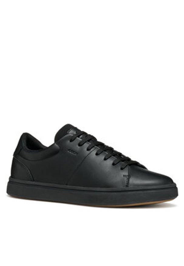 Geox Sneakersy U Baltmoore U55LDA 0009B C9997 Czarny. Kolor: czarny. Materiał: skóra