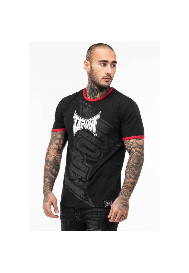TAPOUT - Koszulka Tapout Trashed. Kolor: czerwony, wielokolorowy, czarny. Wzór: nadruk