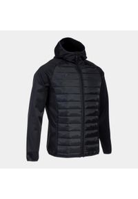 Joma - Bluza dresowa sportowa męska Berna III Softshell Hoodie. Kolor: czarny. Materiał: poliester. Sport: piłka nożna