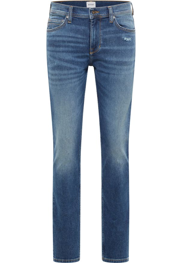 Męskie Spodnie Jeansowe Mustang Style Vegas Slim Denim Blue 1016310 5000 434