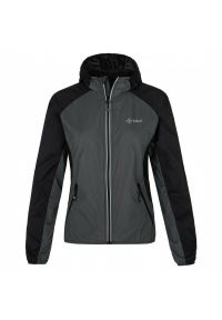 Lekka kurtka outdooroowa damska Kilpi ROSA-W. Kolor: czarny. Materiał: softshell. Sport: turystyka piesza #1
