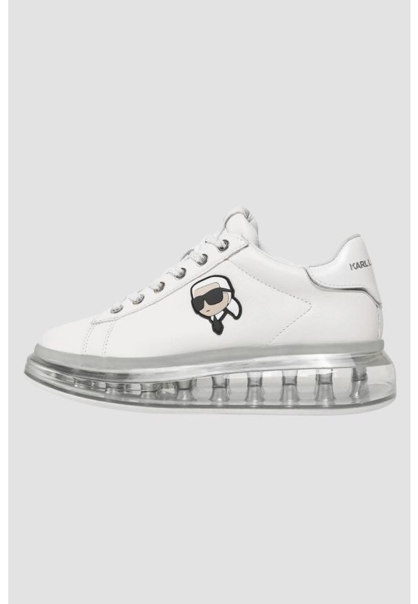 Karl Lagerfeld - KARL LAGERFELD Białe sneakersy Nft Lo Lace, Rozmiar 39. Kolor: biały