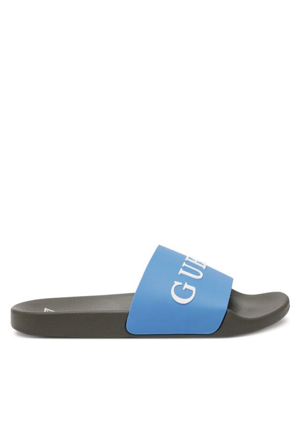 Guess Klapki F5GZ06 BB00F Niebieski. Kolor: niebieski