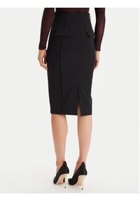 Elisabetta Franchi Spódnica ołówkowa GO-159-61E2-110 Czarny Slim Fit. Kolor: czarny. Materiał: syntetyk #5