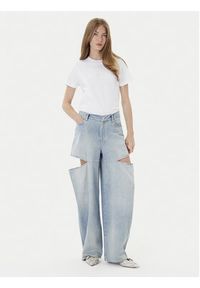 Pinko - PINKO T-Shirt Start 101752 A2RD Biały Regular Fit. Kolor: biały. Materiał: bawełna #4
