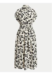 Lauren Ralph Lauren Sukienka koszulowa 250932707001 Écru Regular Fit. Materiał: syntetyk. Typ sukienki: koszulowe #4