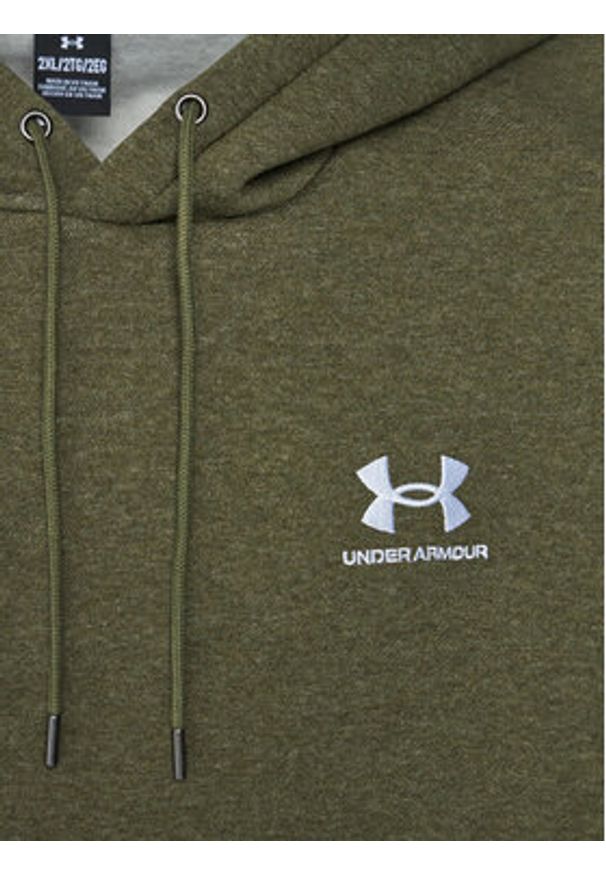 Under Armour Bluza Ua Essential 1373880 Zielony Loose Fit. Kolor: zielony. Materiał: bawełna