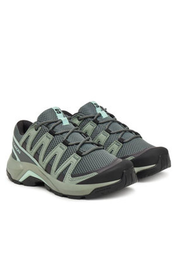salomon - Salomon Trekkingi X-Adventure Recon L47813600 Zielony. Kolor: zielony. Materiał: nubuk, skóra