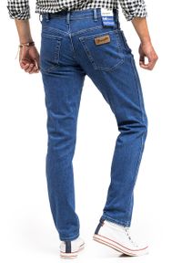 Wrangler - WRANGLER TEXAS SLIM MĘSKIE SPODNIE JEANSOWE THE STONE RIDE W12SYI39U. Okazja: na spotkanie biznesowe. Styl: elegancki, biznesowy