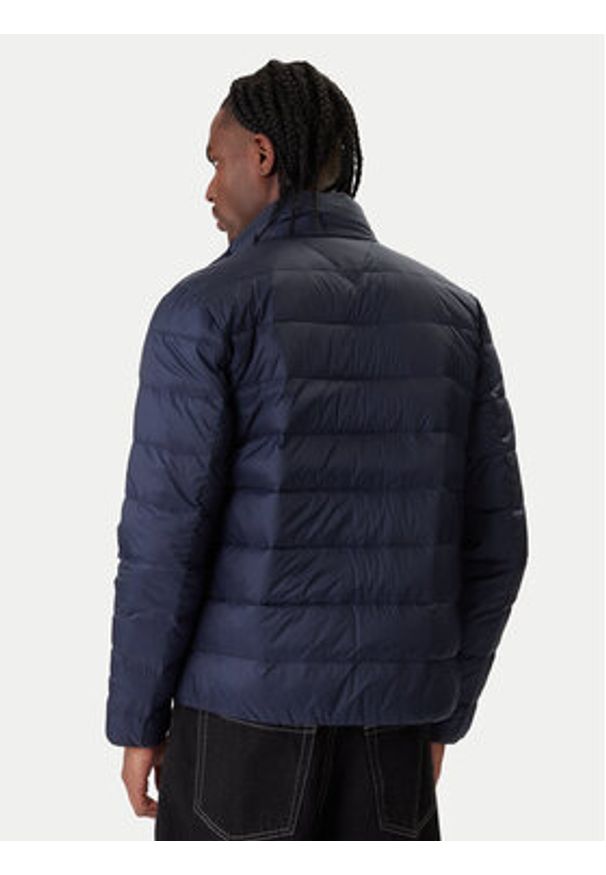 Tommy Jeans Kurtka puchowa DM0DM20658 Granatowy Regular Fit. Kolor: niebieski. Materiał: syntetyk