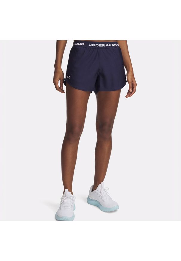 Spodenki treningowe damskie Under Armour Tech Play Up Shorts. Kolor: niebieski