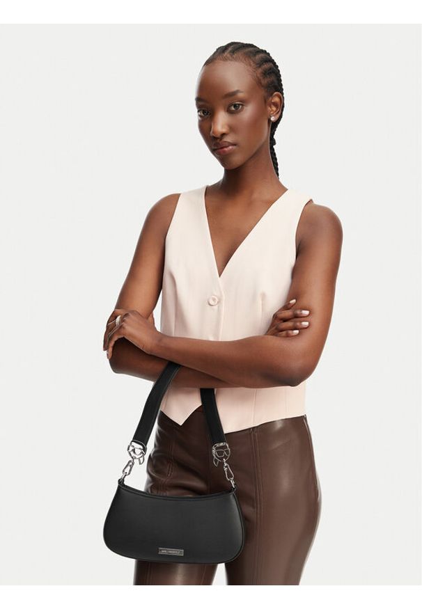 Karl Lagerfeld - KARL LAGERFELD Torebka B2W30180 Czarny. Kolor: czarny. Materiał: skórzane